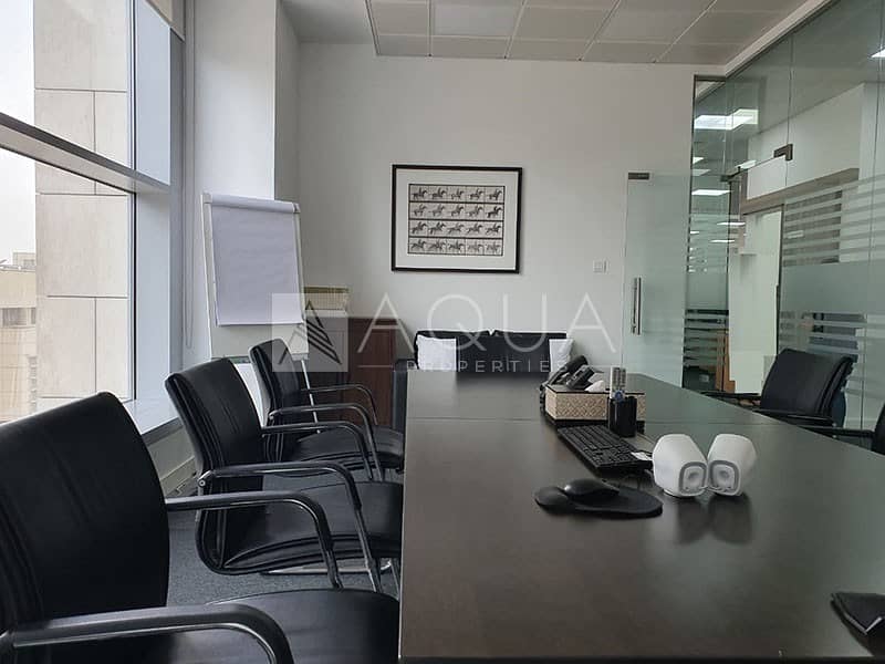 Fully Fitted office | DIFC | Three Partitions