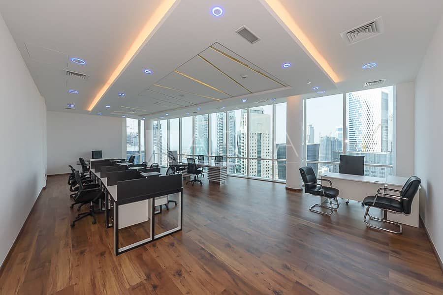 High Floor | Fitted Office | Business Bay Views