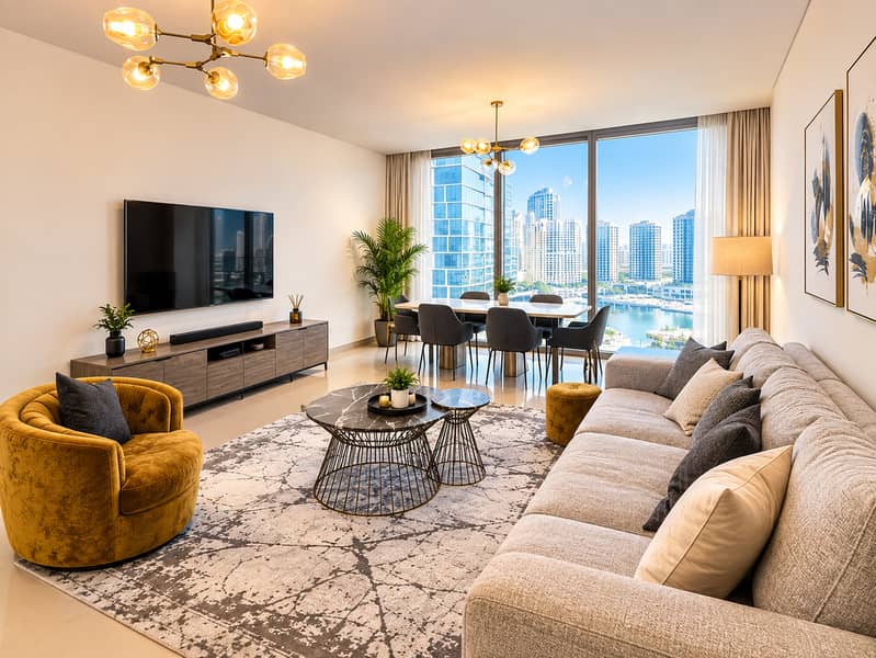Furnished | Marina View | Chiller Free | Vacant Furnished | Marina View | Chiller Free | Vacant