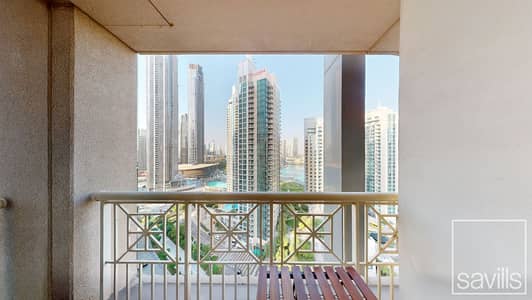 2 Bedroom Apartment for Rent in Downtown Dubai, Dubai - Balcony | Partial Fountain Views | Prime Location