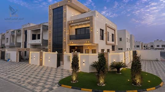 6 Bedroom Villa for Sale in Al Zahya, Ajman - 1فرصة مميزة للبيع في عجمان فيلا مودرن كورنر بالزاهية ست غرف ماستر مسبح رووف تشطيبات راقية مطبخ مجهز تملك لجميع الجنسيات. jpeg