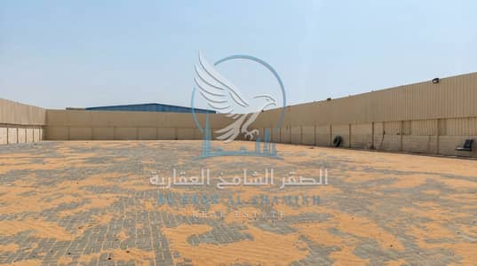 Mixed Use Land de  à à louer à Al Sajaa Industrial, Sharjah - حوطة واسعة مناسبة لمن يحتاج إلى مساحة خارجية كبيرة. jpeg