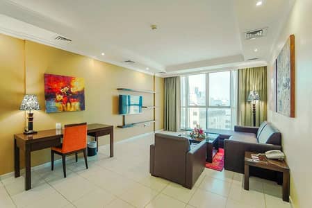 Hotel Apartment de 2 chambres à à louer à Al Barsha, Dubai - living-room-01-2. jpg Hotel Apartment de 2 chambres à à louer à Al Barsha, Dubai - living-room-01-2. jpg