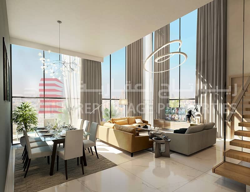 BREATHTAKING PENTHOUSE WITH MAID ROOM IN AL MARYAH ISLAND WITH A VIEW OF THE POOL