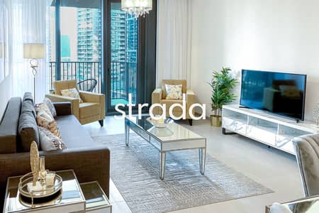 2 Bedroom Apartment for Rent in Downtown Dubai, Dubai - Largest Layout | Fully Furnished | Study Space