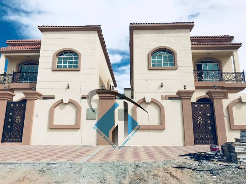 New Villa For Sale Special Finishing Large Building Area In Front Of Ajman Academy