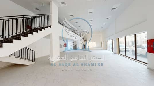 Showroom for Rent in Industrial Area, Sharjah - Fully interlocked yard with a modern fire protection system. . jpeg