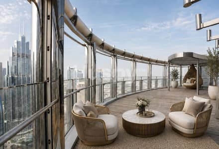 4 Bedroom Flat for Sale in Downtown Dubai, Dubai - VACANT | Panoramic View | 1 of 1 Terrace