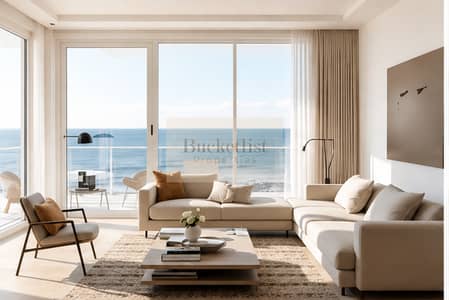 فلیٹ 2 غرفة نوم للبيع في الممزر، الشارقة - 01_living_ocean_view. png