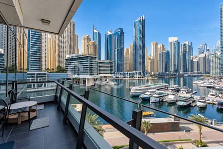 2 Bedroom Flat for Sale in Dubai Marina, Dubai - Vacant On Transfer | Full Marina View | Low Floor