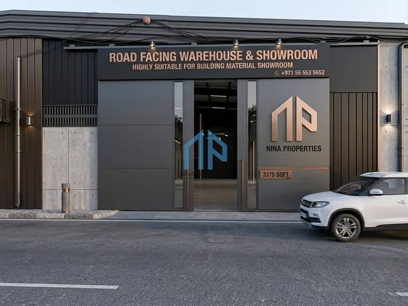 Road Facing Warehouse For Rent | Prime Location Road Facing Warehouse For Rent | Prime Location