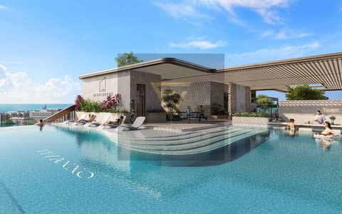 1 Bedroom Apartment for Sale in Dubai Islands, Dubai - AYSTI_07_Pool_High. webp 1 Bedroom Apartment for Sale in Dubai Islands, Dubai - AYSTI_07_Pool_High. webp