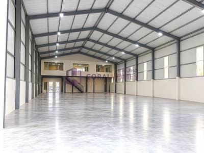 Warehouse for Rent in Umm Ramool, Dubai - Warehouse with Mezzanine Office and Pantry |200 KW Warehouse for Rent in Umm Ramool, Dubai - Warehouse with Mezzanine Office and Pantry |200 KW