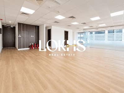 Office for Rent in Business Bay, Dubai - FITTED OFFICE | 4 PARTITIONS | PARTIAL CANAL VIEW