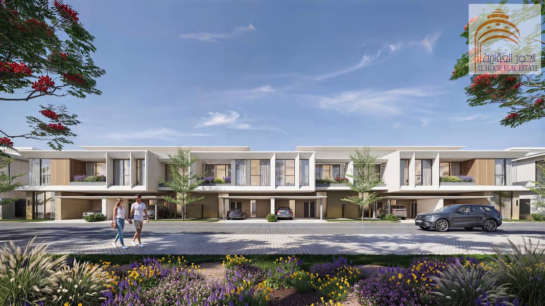 6 Townhouse_6Plex Type B_Front Day View_8K. png