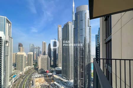 3 Bedroom Apartment for Rent in Downtown Dubai, Dubai - Large Layout | City View | Well Maintained