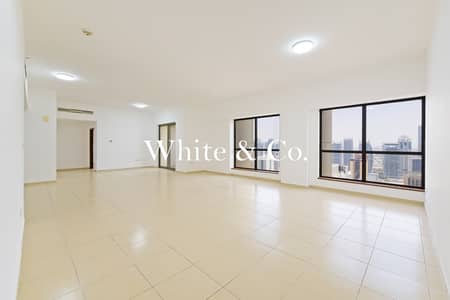 4 Bedroom Apartment for Rent in Jumeirah Beach Residence (JBR), Dubai - High Floor | Full Marina View | Spacious