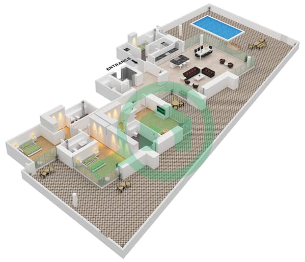 Type C Unit 1 Floor Ground Type C Unit 1 Floor Ground