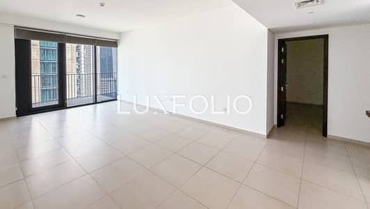 2 Bedroom Flat for Rent in Downtown Dubai, Dubai - Study | Boulevard and Sea Views | Vacant