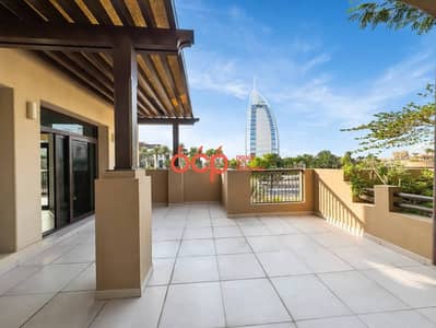 2 Bedroom Apartment for Rent in Madinat Jumeirah Living, Dubai - Largest 2BR layout | Burj Al Arab View | Corner Unit