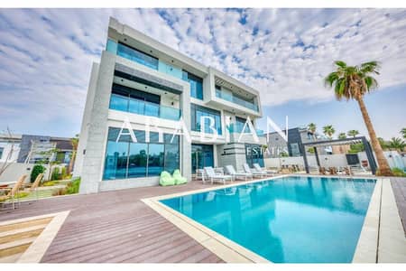 8 Bedroom Villa for Rent in Palm Jumeirah, Dubai - Billionaires Row | Elevator | Atlantis View