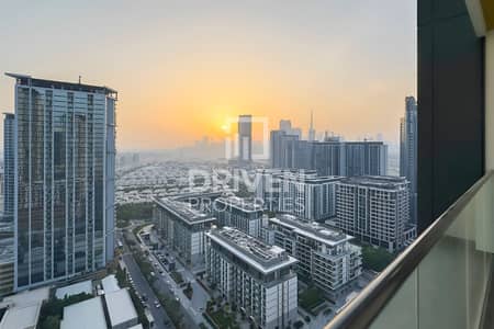 2 Bedroom Apartment for Rent in Sobha Hartland, Dubai - Vacant with Maids Room | Burj and Lagoon Views