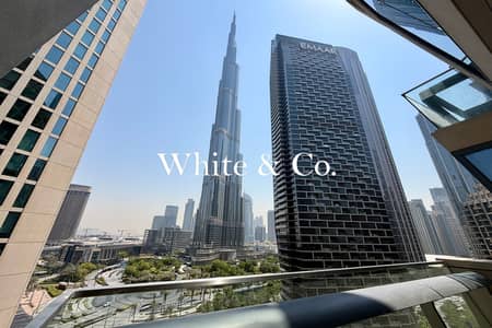 3 Bedroom Apartment for Rent in Downtown Dubai, Dubai - Unfurnished | Burj View | Prime Location