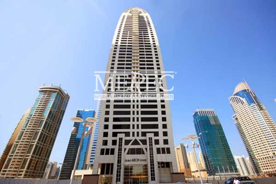 Amazing View | Fitted Office Dubai Arch Tower | JLT