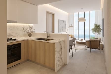 2 Bedroom Apartment for Sale in Al Marjan Island, Ras Al Khaimah - LIVING , DINING & KITCHEN 02. jpg 2 Bedroom Apartment for Sale in Al Marjan Island, Ras Al Khaimah - LIVING , DINING & KITCHEN 02. jpg