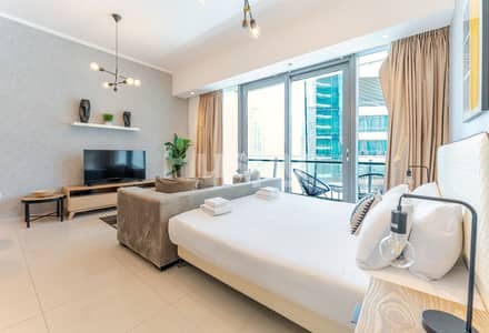 Studio for Sale in Dubai Marina, Dubai - Fully Furnished | Marina View | High Floor Studio for Sale in Dubai Marina, Dubai - Fully Furnished | Marina View | High Floor