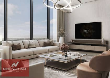 1 Camera Appartamento in vendita a Motor City, Dubai - sobha-solis-living-room. webp
