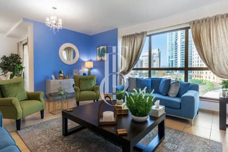 3 Bedroom Flat for Rent in Jumeirah Beach Residence (JBR), Dubai - Well-Maintained | Fully Furnished | Large Layout