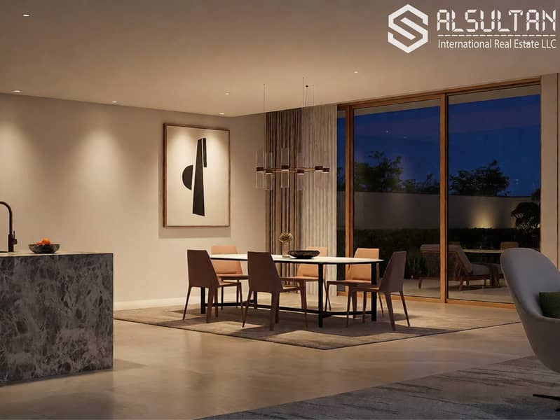 12 Nawayef Homes Type 1 - Night - Dining Area. jpg