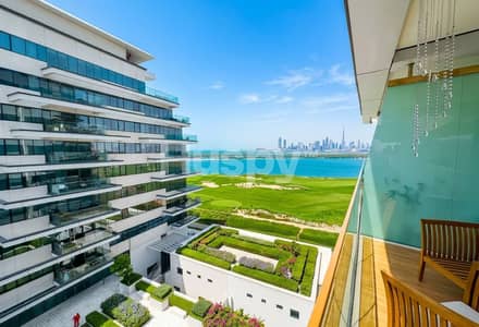 2 Bedroom Flat for Rent in Yas Island, Abu Dhabi - Golf And Sea View| Maid's Room | Vacant Now