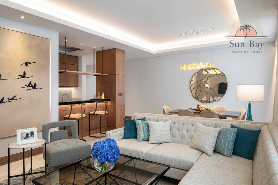 2 Two Bedroom Suite - Living and Dining Area. jpg