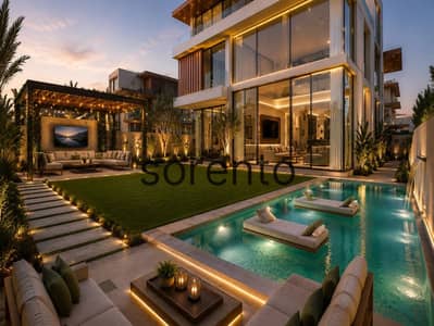 3 Bedroom Villa for Sale in Nad Al Sheba Gardens, Dubai - Semi villa / Park back / Downtown View