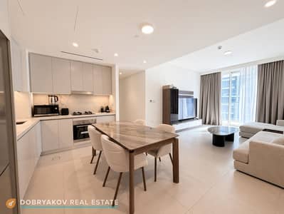 2 Cпальни Апартаменты в аренду в Дубай Харбор, Дубай - 11_kitchen_living. jpg 2 Cпальни Апартаменты в аренду в Дубай Харбор, Дубай - 11_kitchen_living. jpg