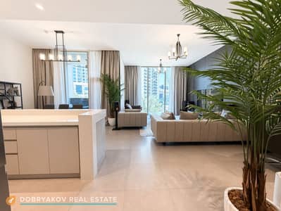 شقة 3 غرف نوم للبيع في مرسى خور دبي، دبي - 01_living_from_kitchen. jpg