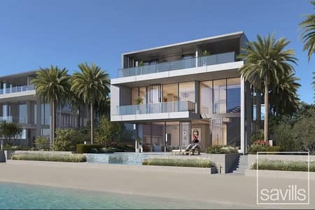 5 Bedroom Villa for Sale in Palm Jebel Ali, Dubai - Frond F | Baia Luna Villa with Sunset View