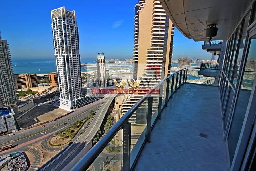 3 2 Balconies w/Stunning Sea n Marina View!!