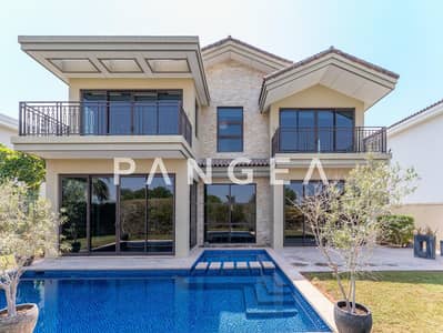 5 Bedroom Villa for Rent in Jumeirah Golf Estates, Dubai - Lake View | Private Pool | View Today