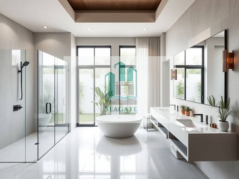 6 A_luxurious_modern_bathroom_design_situated_within_a_sophisticated_villa. _The_bathroom_features_a_spacious_walk_in_shower_with_glass_doors_a_freestanding_soaking_tub_next_to_a_large_window_and_dual_sinks_with_elegant. jpeg