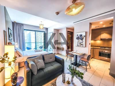 Studio for Rent in Sobha Hartland, Dubai - Furnished | Pool & Community View | 1 Cheque