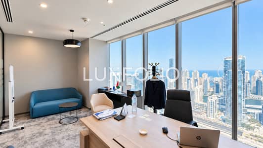 Office for Sale in Jumeirah Lake Towers (JLT), Dubai - High Floor | Premium Turnkey | 6 Parking Office for Sale in Jumeirah Lake Towers (JLT), Dubai - High Floor | Premium Turnkey | 6 Parking