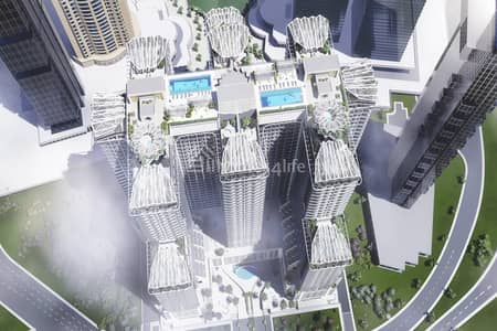 Studio te Koop in Jumeirah Lake Towers (JLT), Dubai - Appartement in Jumeirah Lake Towers (JLT)，Golf Views Seven City, 600000 AED - 16596422
