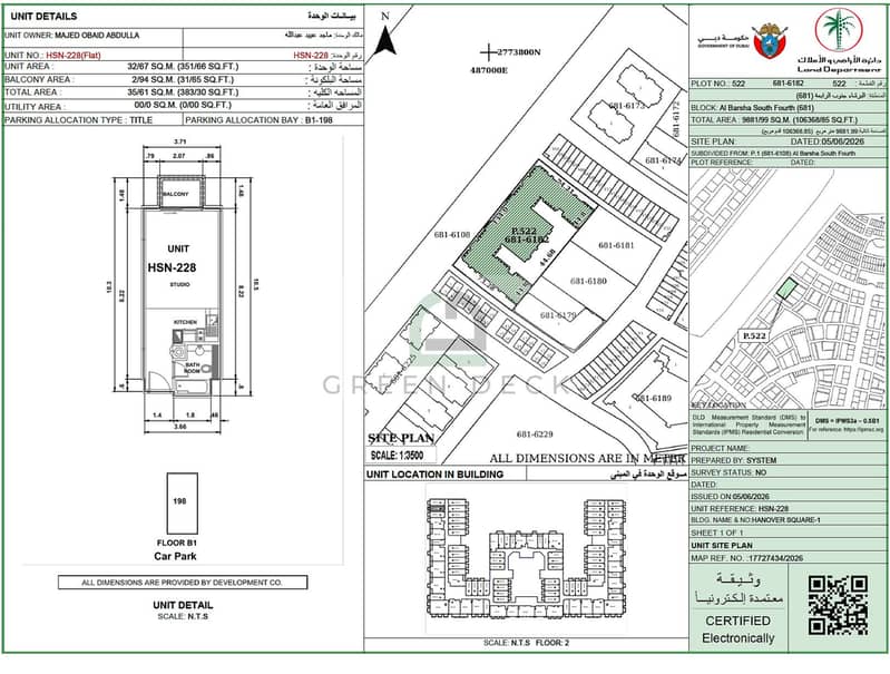 15 Floor & Site Plan. png