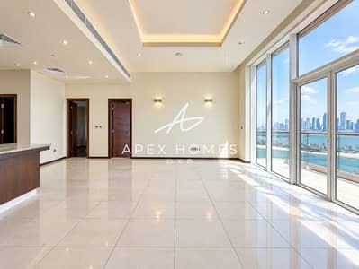 2 Slaapkamers Appartement te Huur in Palm Jumeirah, Dubai - Appartement in Palm Jumeirah，Tiara Residences，Sapphire, 2 slaapkamers, 255000 AED - 16600198