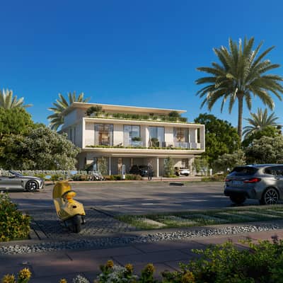 Villa de 5 chambres à à vendre à Ajmal Makan City - Sharjah Waterfront, Sharjah - CAM 21 - TWINHOUSE STREET RIGHT-withpp. png