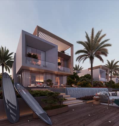 Villa de 5 chambres à à vendre à Ajmal Makan City - Sharjah Waterfront, Sharjah - CAM03-STANDARD VILLA-LAGOON-FRONT. png