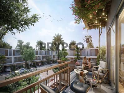 4 Camere Townhouse in vendita a DAMAC Hills 2 (Akoya by DAMAC), Dubai - 01_Balcony. jpg